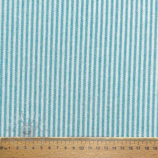 Dekorativno blago DOBBY Colored stripe turquoise