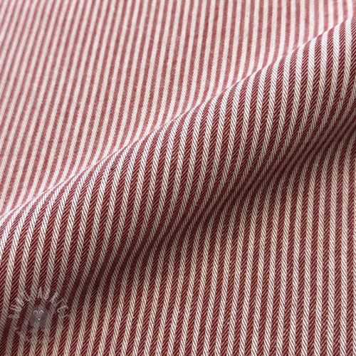 Dekorativno blago DOBBY Colored stripe burgundy