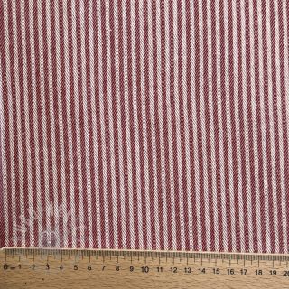 Dekorativno blago DOBBY Colored stripe burgundy