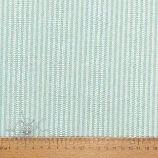 Dekorativno blago DOBBY Colored stripe mint