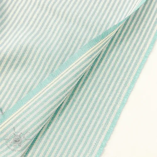 Dekorativno blago DOBBY Colored stripe mint