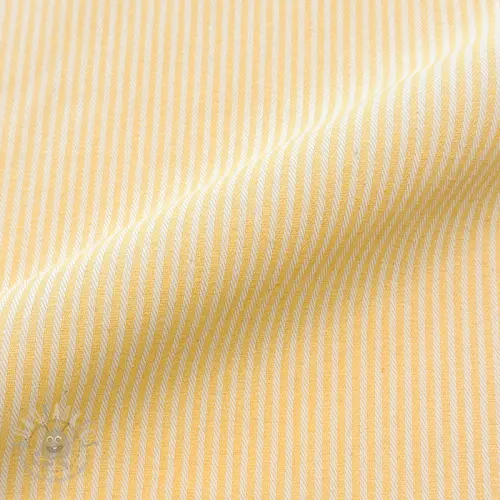 Dekorativno blago DOBBY Colored stripe pastel yellow
