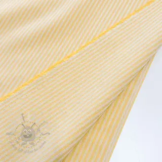 Dekorativno blago DOBBY Colored stripe pastel yellow