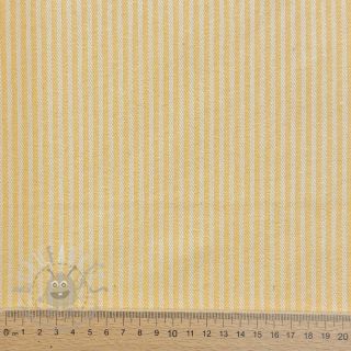 Dekorativno blago DOBBY Colored stripe pastel yellow