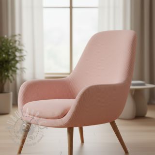 Dekorativno blago DOBBY Colored stripe light pink