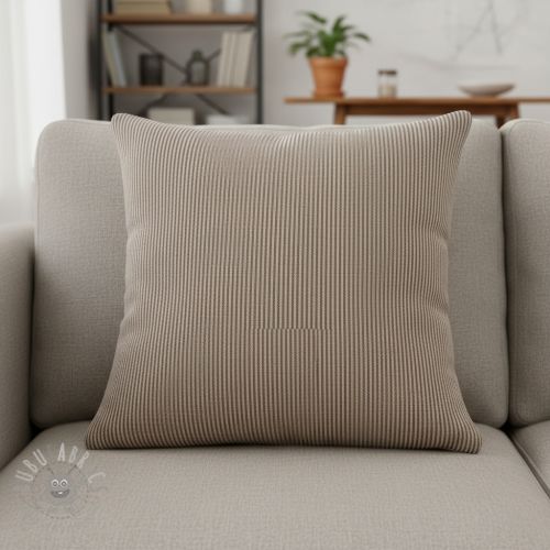 Dekorativno blago DOBBY Colored stripe coffee