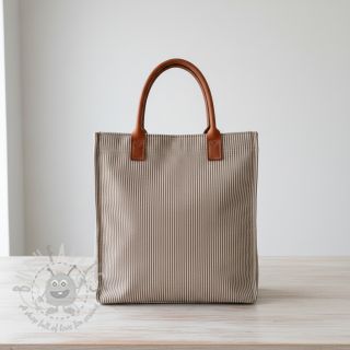 Dekorativno blago DOBBY Colored stripe coffee