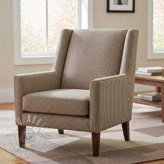 Dekorativno blago DOBBY Colored stripe coffee