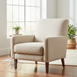 Dekorativno blago DOBBY Colored stripe sand