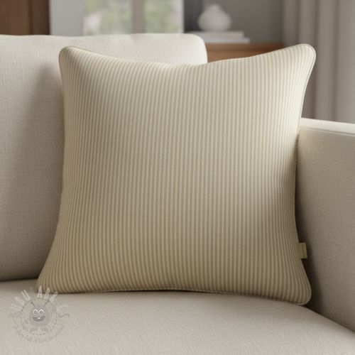 Dekorativno blago DOBBY Colored stripe sand