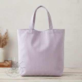 Dekorativno blago DOBBY Colored stripe lavender