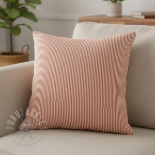 Dekorativno blago DOBBY Colored stripe dark orange