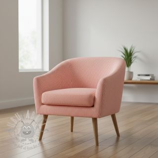 Dekorativno blago DOBBY Colored stripe coral