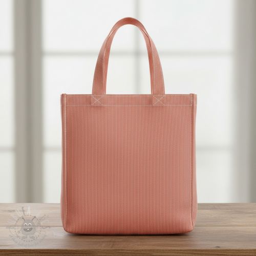 Dekorativno blago DOBBY Colored stripe coral