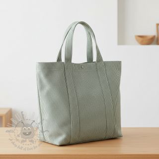 Dekorativno blago DOBBY Colored stripe bottle green