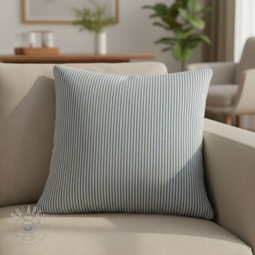 Dekorativno blago DOBBY Colored stripe blue