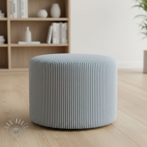 Dekorativno blago DOBBY Colored stripe blue