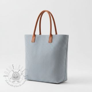 Dekorativno blago DOBBY Colored stripe blue