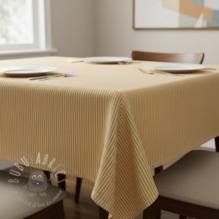 Dekorativno blago DOBBY Colored stripe ochre