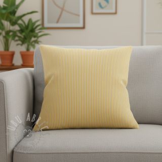 Dekorativno blago DOBBY Colored stripe warm yellow