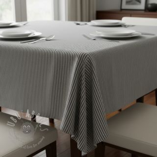 Dekorativno blago DOBBY Colored stripe graphite