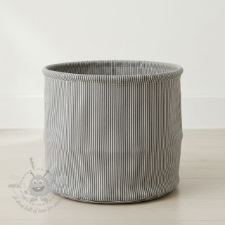 Dekorativno blago DOBBY Colored stripe graphite