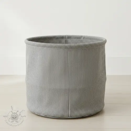 Dekorativno blago DOBBY Colored stripe graphite