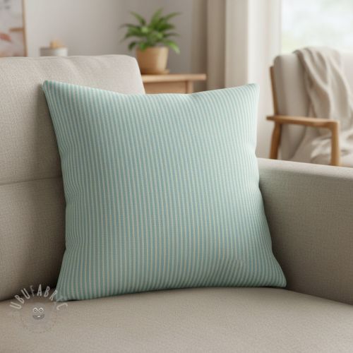 Dekorativno blago DOBBY Colored stripe mint