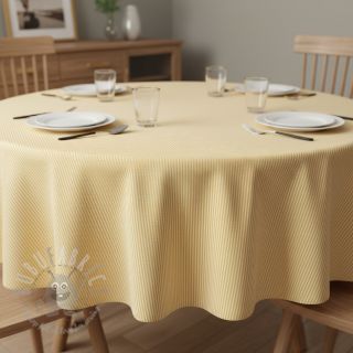 Dekorativno blago DOBBY Colored stripe pastel yellow