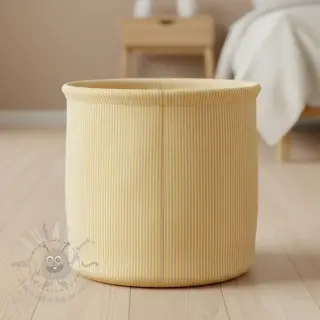 Dekorativno blago DOBBY Colored stripe pastel yellow