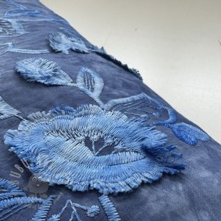 Bombažna tkanina TIE DYE EMBROIDERY Flora design B