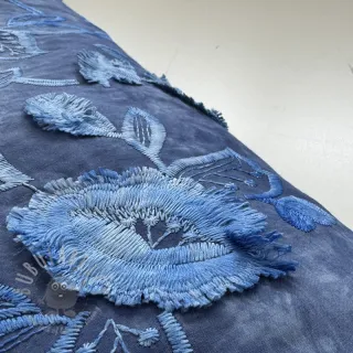 Bombažna tkanina TIE DYE EMBROIDERY Flora design B