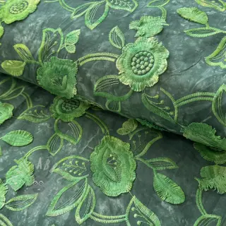 Bombažna tkanina TIE DYE EMBROIDERY Flora design A