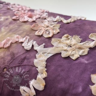 Bombažna tkanina TIE DYE EMBROIDERY Eva tape design D