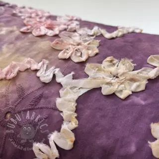 Bombažna tkanina TIE DYE EMBROIDERY Eva tape design D