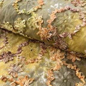 Bombažna tkanina TIE DYE EMBROIDERY Eva tape design E