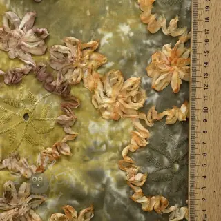 Bombažna tkanina TIE DYE EMBROIDERY Eva tape design E