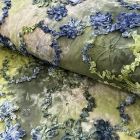 Bombažna tkanina TIE DYE EMBROIDERY Eva tape design A