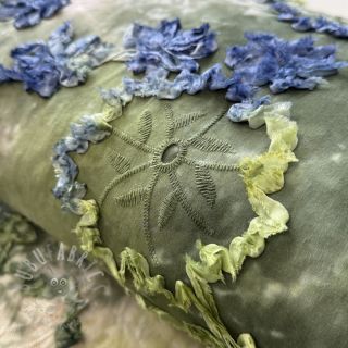 Bombažna tkanina TIE DYE EMBROIDERY Eva tape design A
