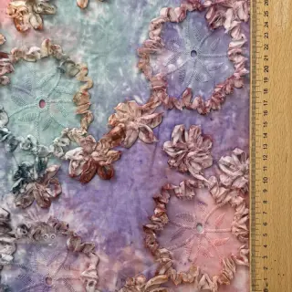 Bombažna tkanina TIE DYE EMBROIDERY Eva tape design C