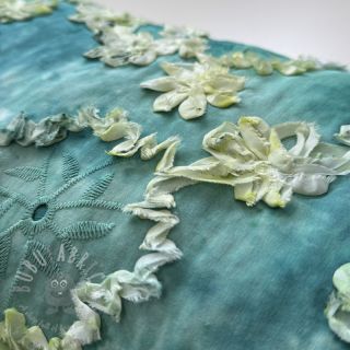 Bombažna tkanina TIE DYE EMBROIDERY Eva tape design B