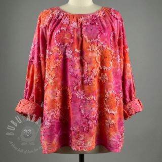 Bombažna tkanina TIE DYE EMBROIDERY Eva tape design F