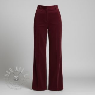 Pran raztegljiv žamet bordeaux