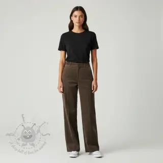 Pran raztegljiv žamet dark brown