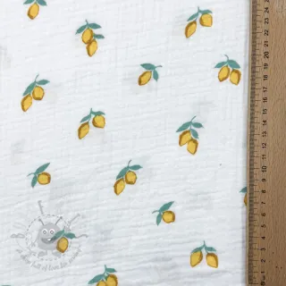 Dvoslojna gaza/muslin Fruits lemon ORGANIC