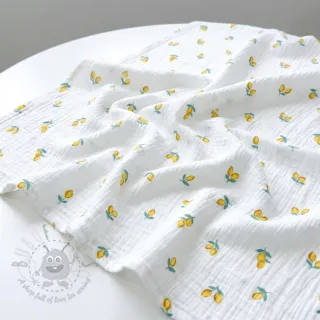 Dvoslojna gaza/muslin Fruits lemon ORGANIC