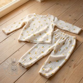 Dvoslojna gaza/muslin Fruits lemon ORGANIC