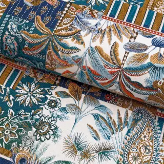 Dekorativno blago jacquard Basmati allover bleu