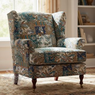 Dekorativno blago jacquard Basmati allover bleu