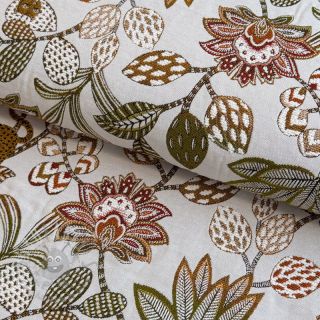 Dekorativno blago jacquard Soliman allover blanc